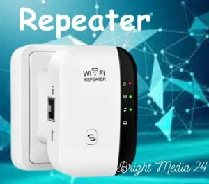 A repeater is a network device that is used to extend the range of a network signal. It receives a signal and amplifies it before transmitting it to another part of the network.